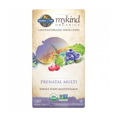 Organics Prenatal Vegan Whole Food Multivitamin Tablets - Garden of Life